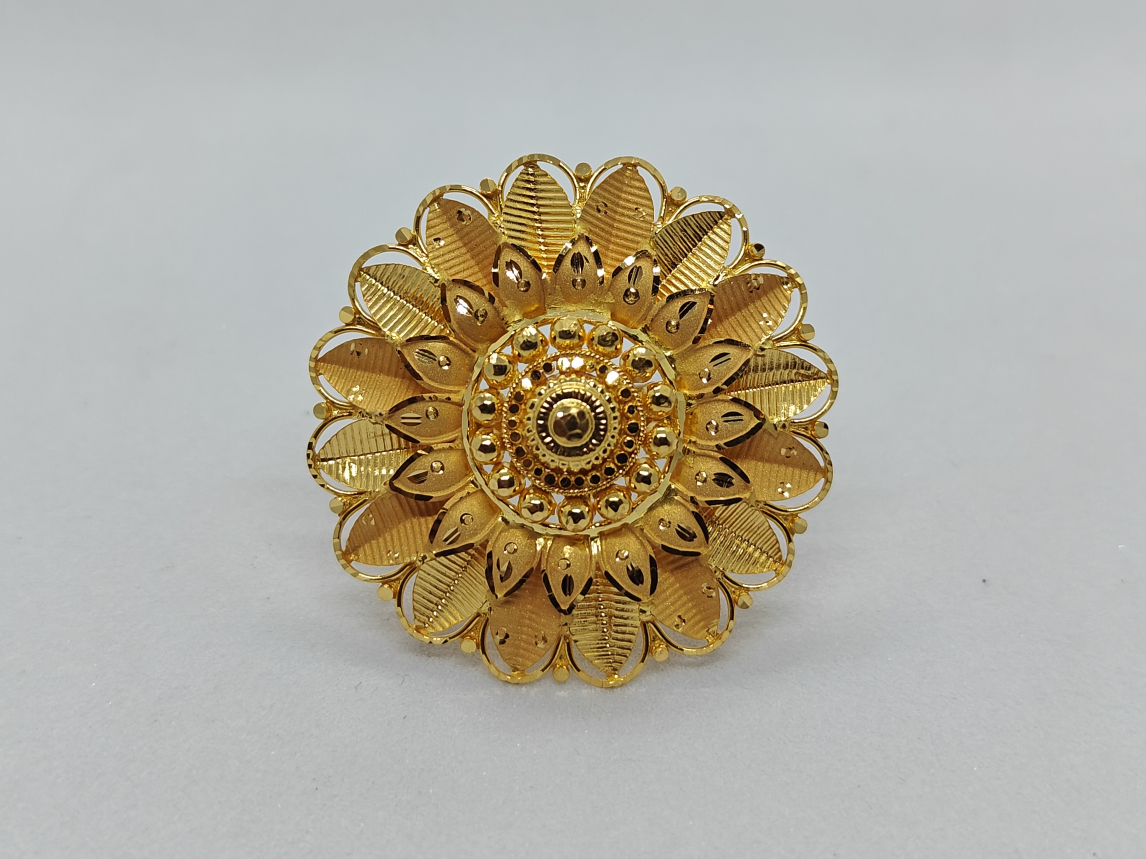 Gold L Ring - Image 4